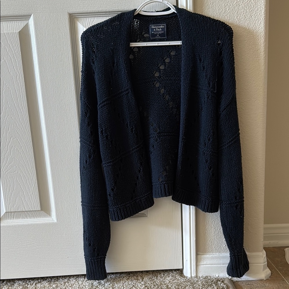 Navy Knit Cardigan